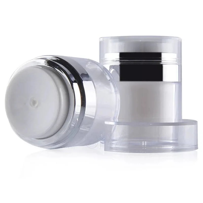 Cosmetic Packaging Skin Care Cream 15ml 30ml 50ml Acrylic Airless Jar Airless Bottle