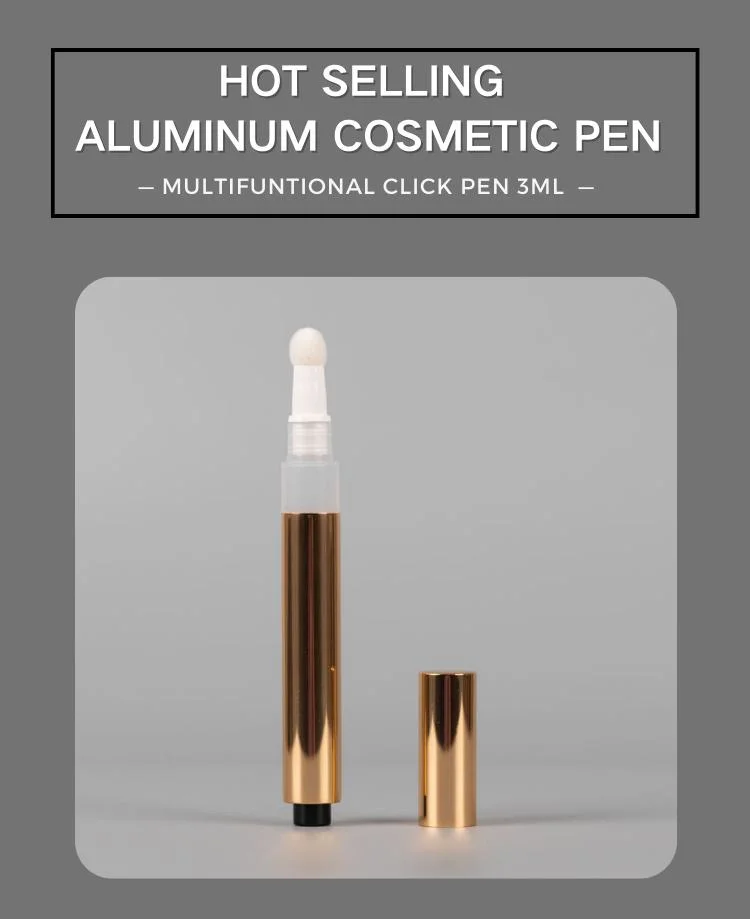 3ml Aluminum Multi-Functional Click Pen with Window